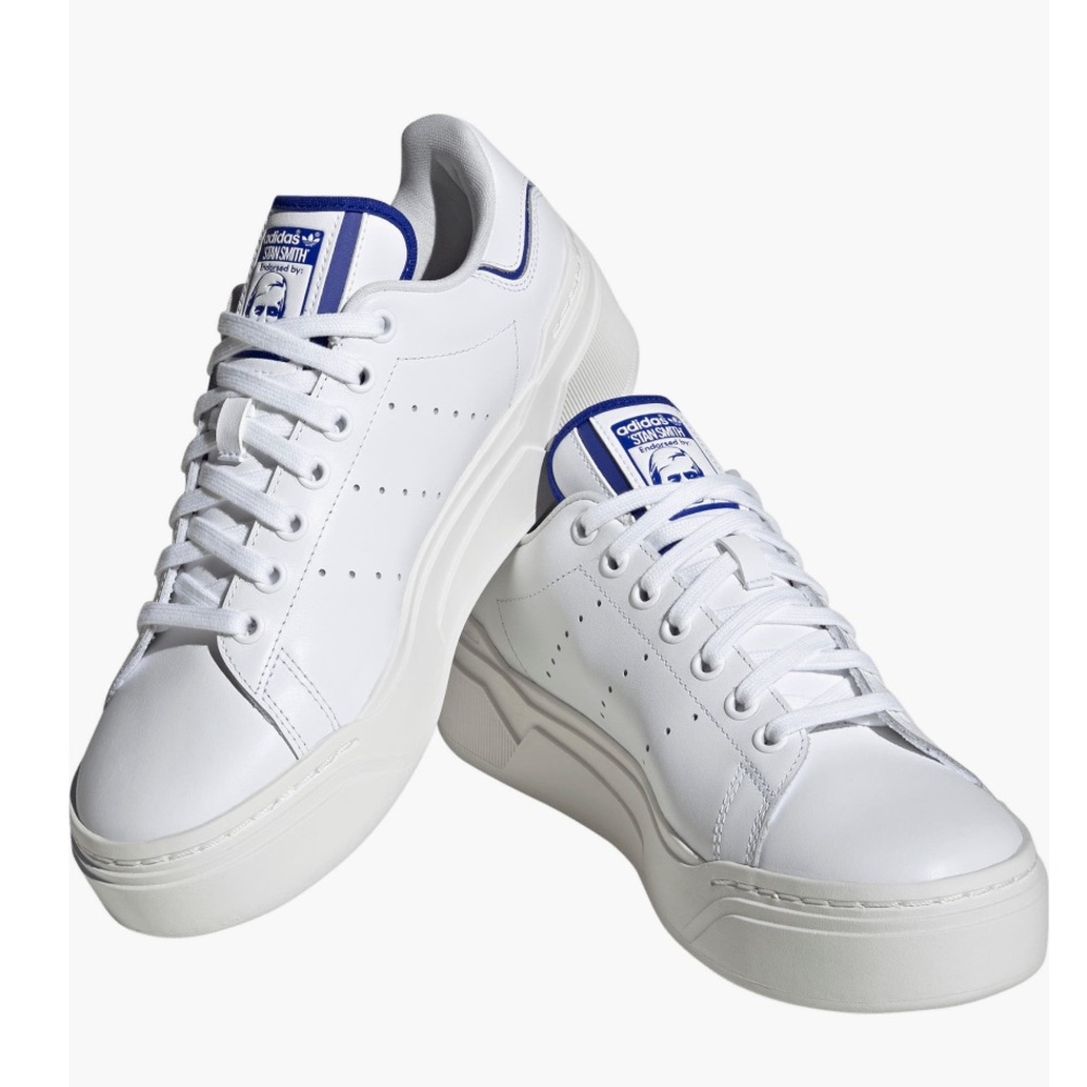 Adidas originals Stan Smith Bonega 2B sneaker white/lucid blue
